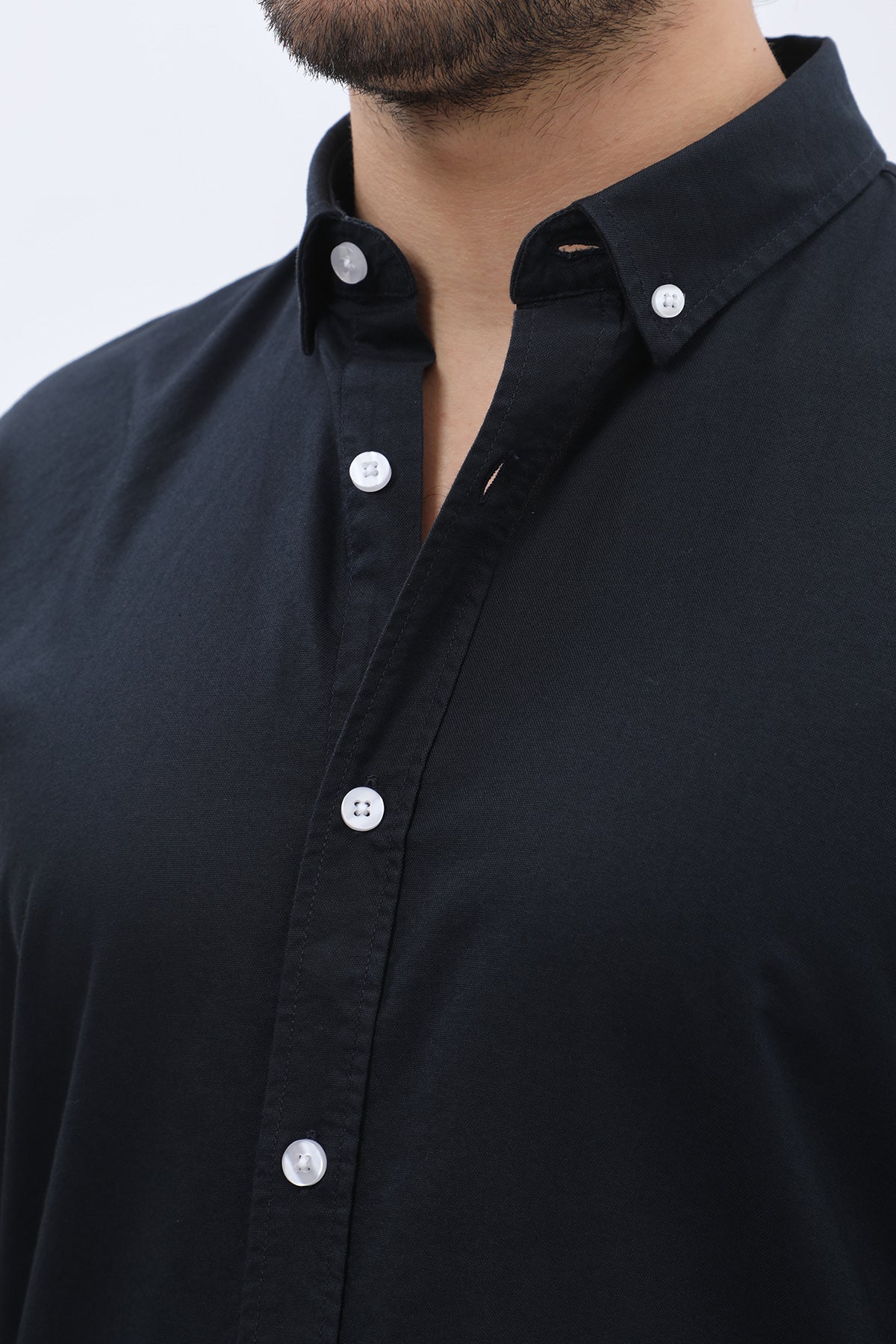 SHIRTSPRO Oxford Regular Fit Shirt - Button-Down Collar - Navy