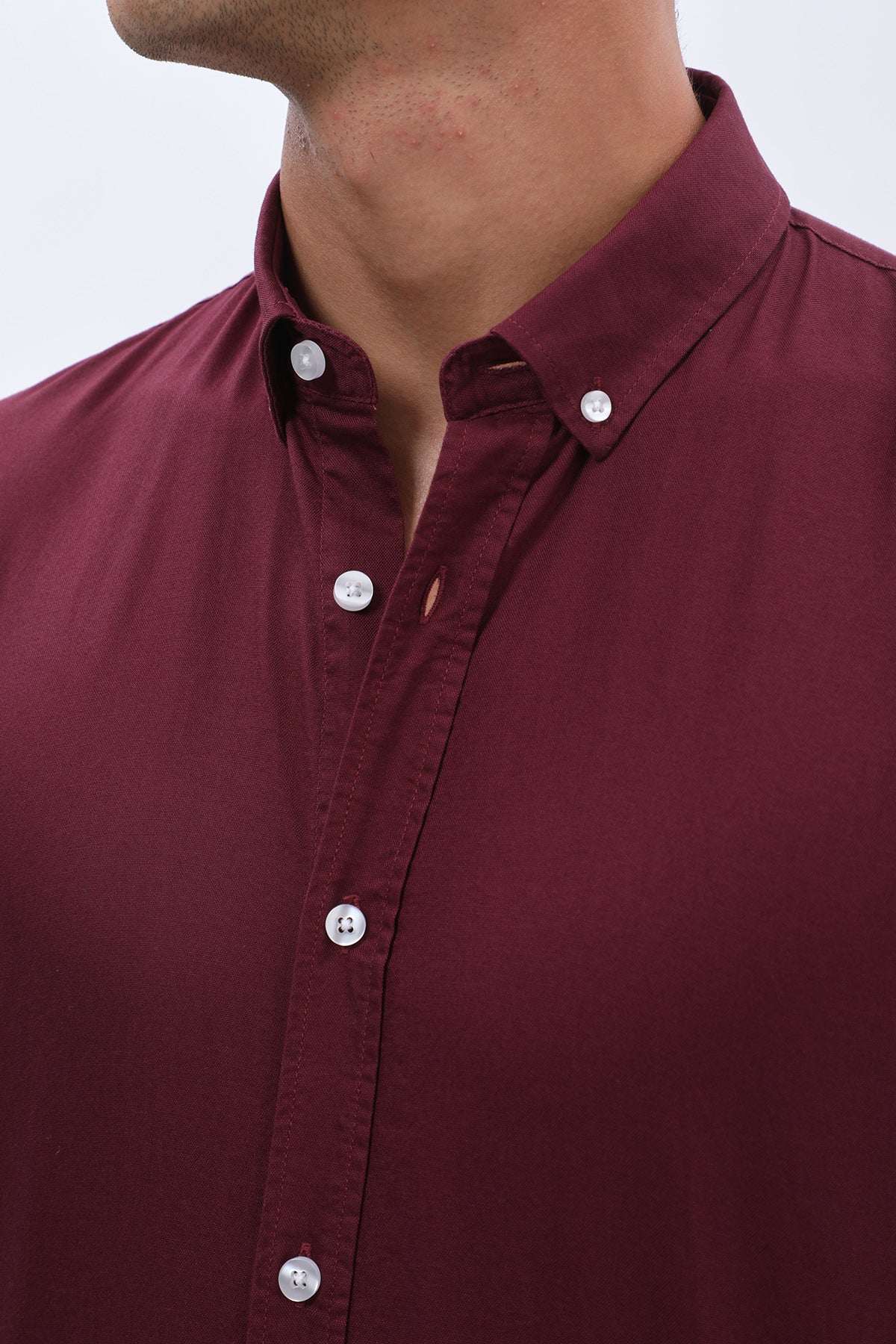 SHIRTSPRO Oxford Regular Fit Shirt - Button-Down Collar - Potent Purple