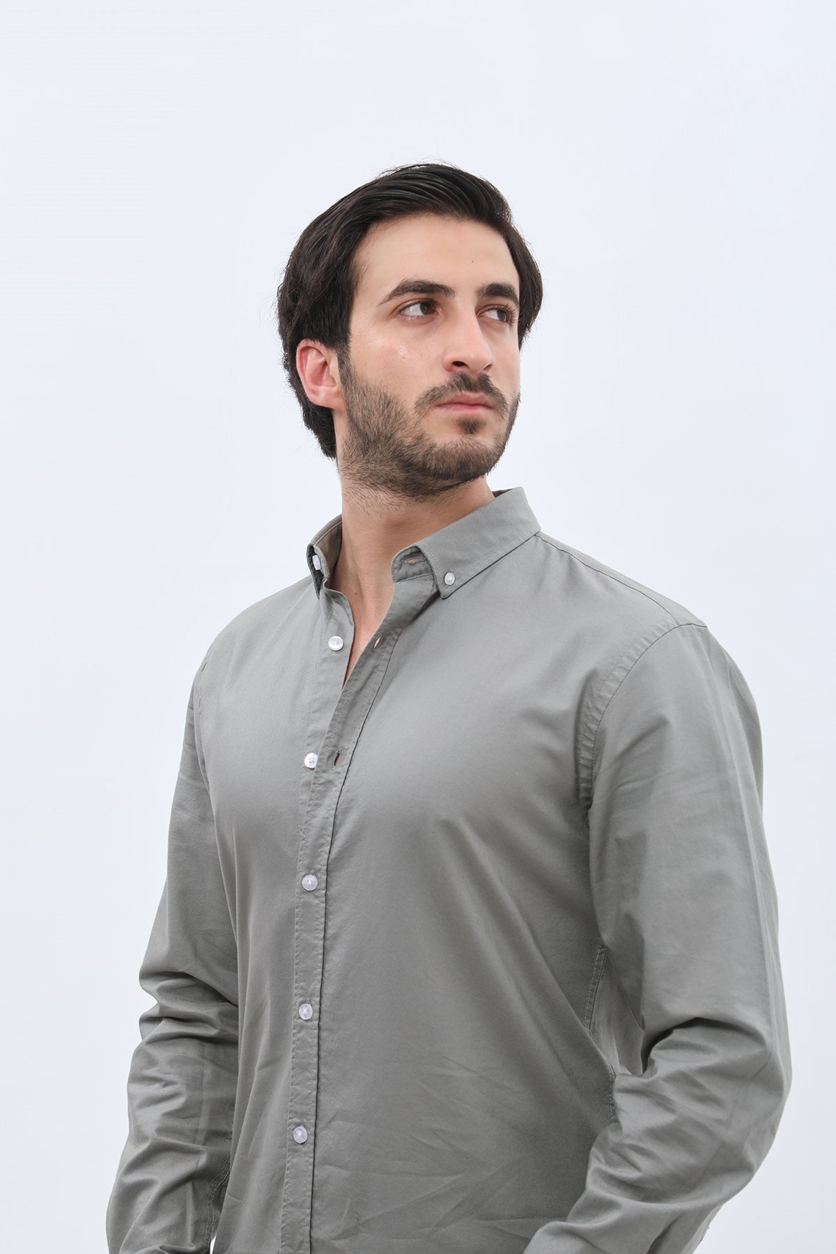 SHIRTSPRO Oxford Regular Fit Shirt - Button-Down Collar - Wild Dove