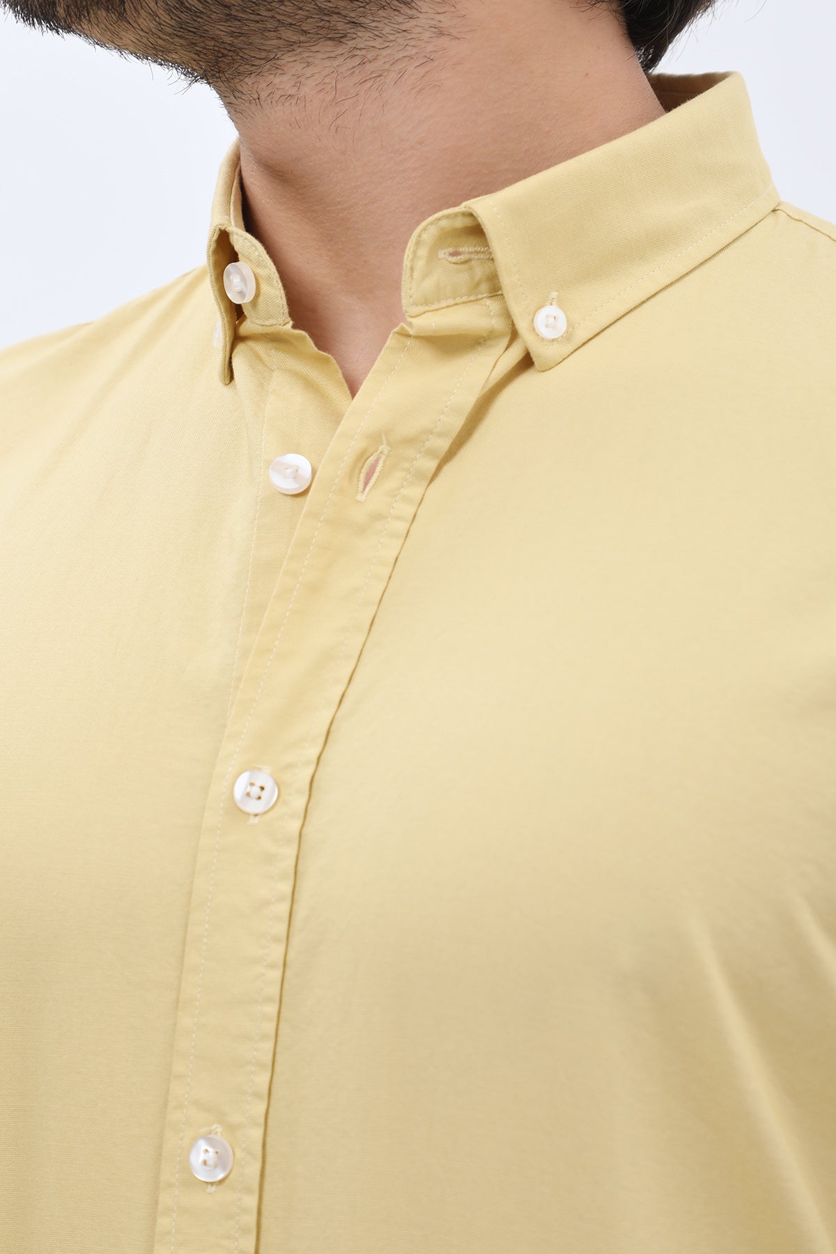 SHIRTSPRO Oxford Regular Fit Short Sleeve Shirt - Button-Down Collar - Cocoon