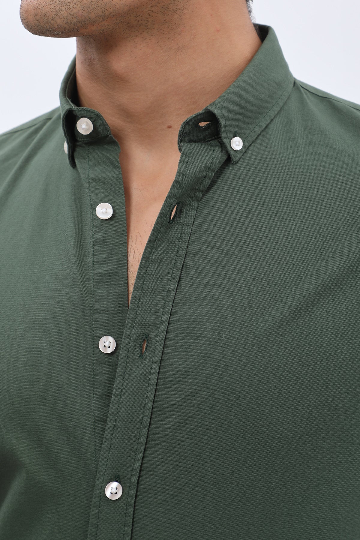 SHIRTSPRO Oxford Regular Fit Short Sleeve Shirt - Button-Down Collar - Mountain View