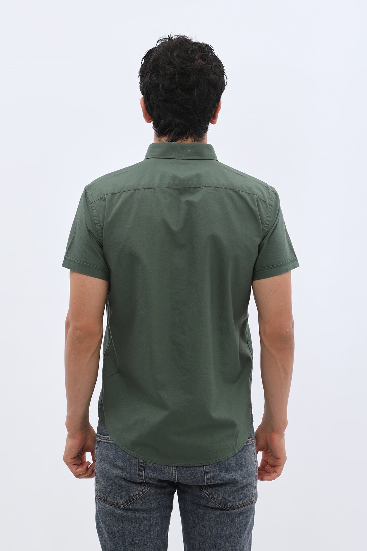 SHIRTSPRO Oxford Regular Fit Short Sleeve Shirt - Button-Down Collar - Mountain View