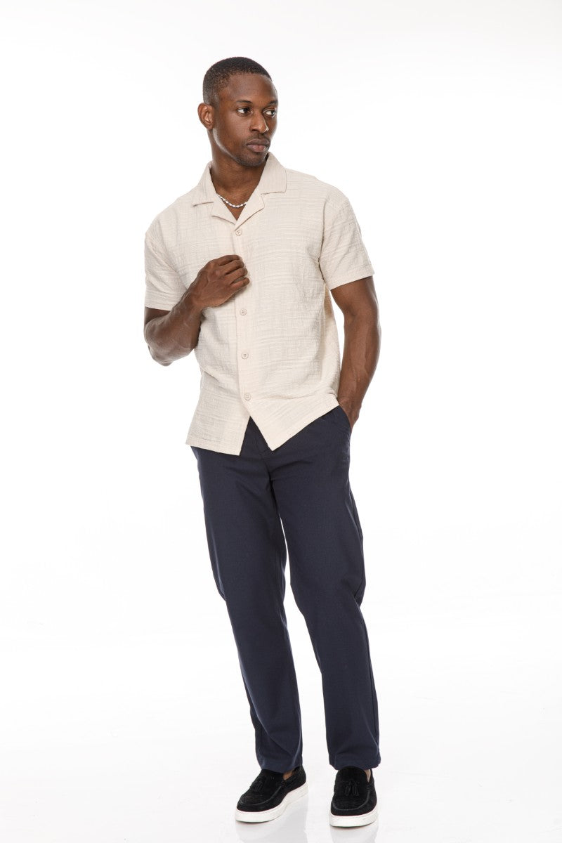 DNM UNITED Beige Shirt – 100% Cotton