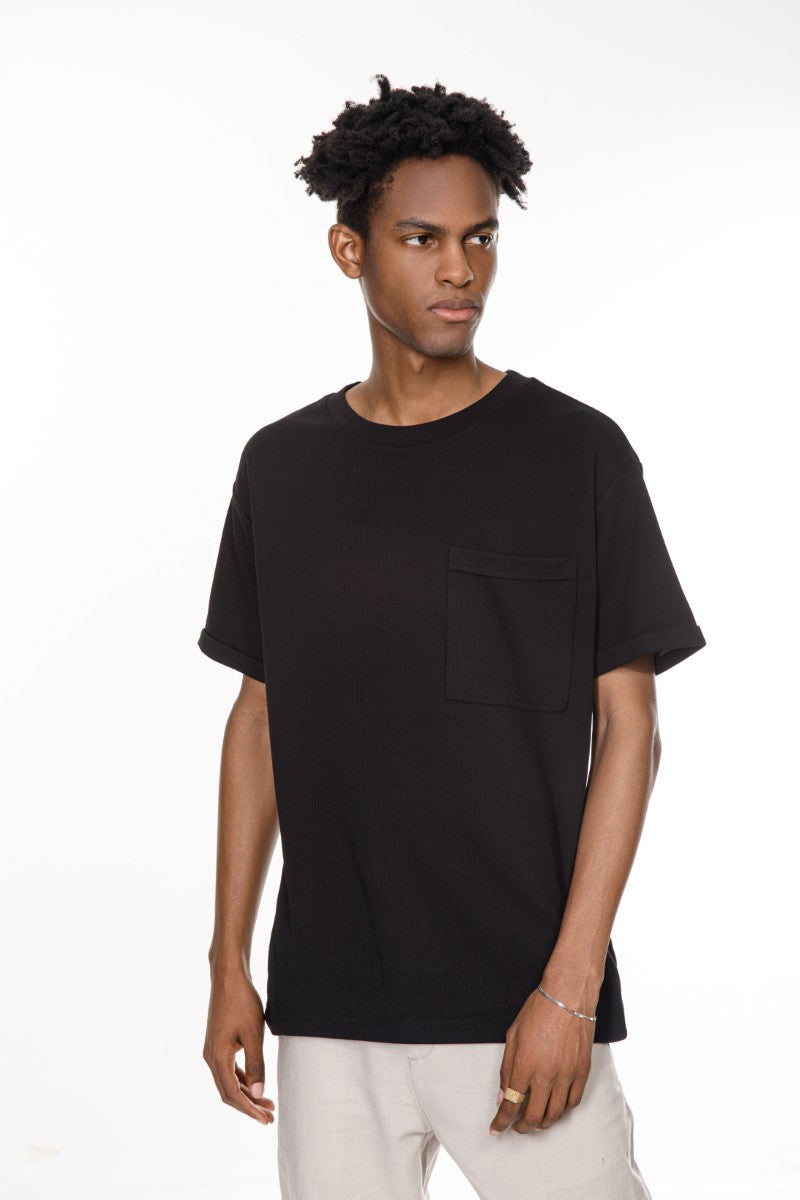 DNM UNITED Black T-Shirt - oversized