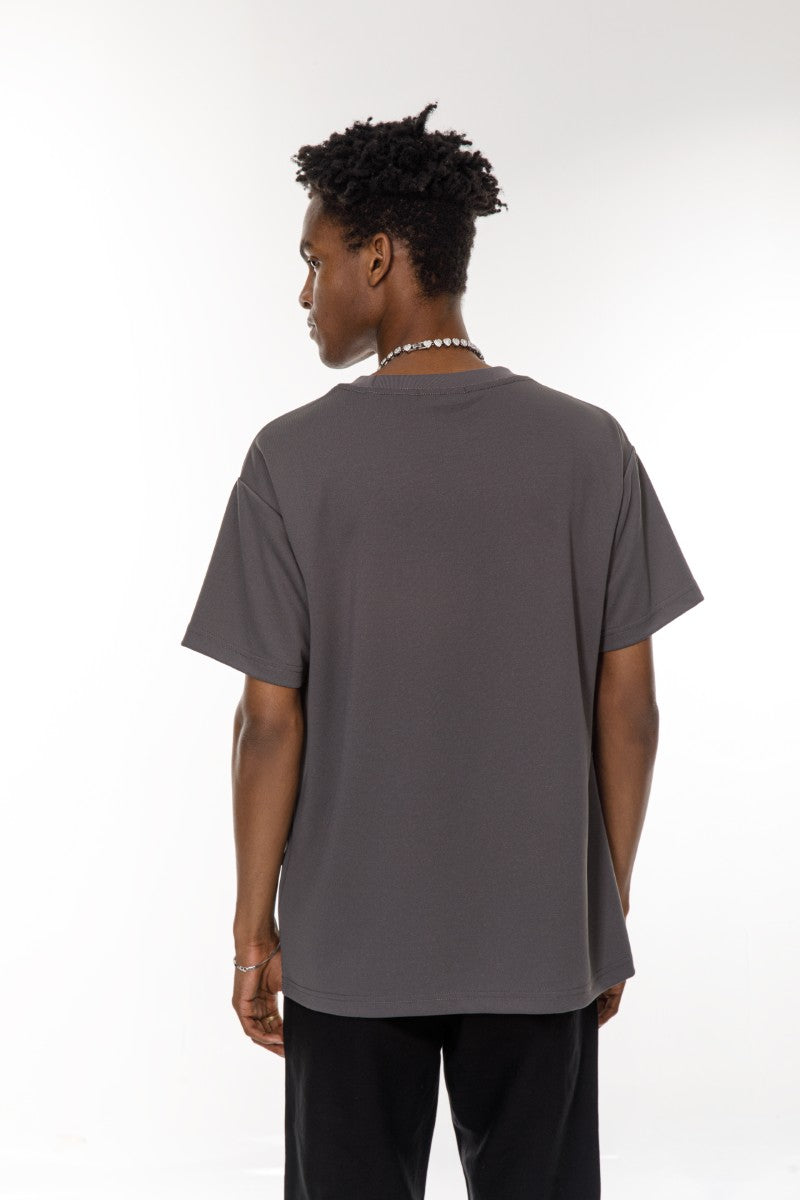 DNM UNITED Dark Grey T-Shirt - oversized
