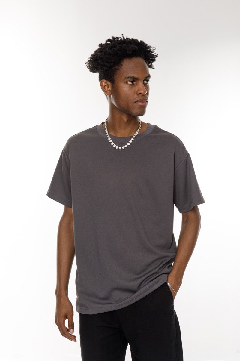 DNM UNITED Dark Grey T-Shirt - oversized