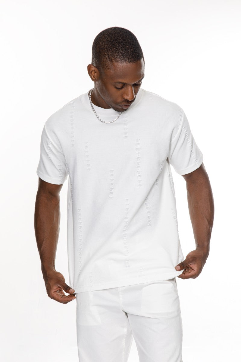 DNM UNITED White T-Shirt - old money