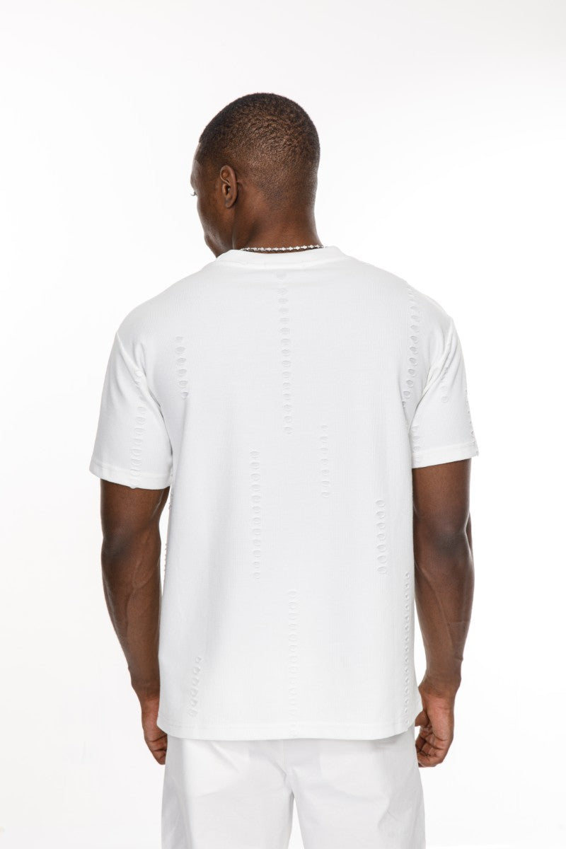 DNM UNITED White T-Shirt - old money