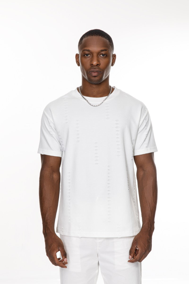 DNM UNITED White T-Shirt - old money