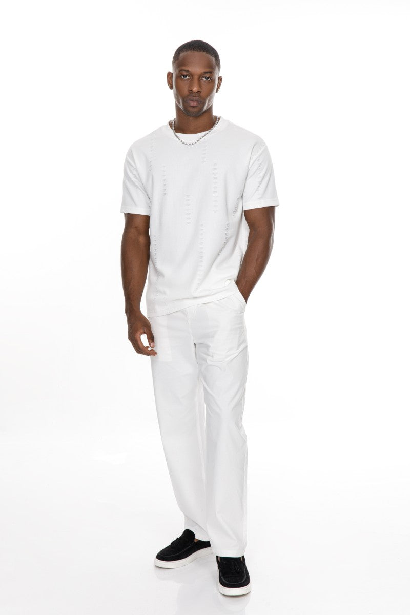 DNM UNITED White T-Shirt - old money