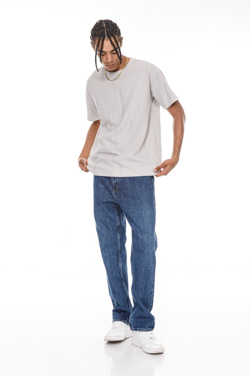 DNM UNITED Light Grey T-Shirt - old money