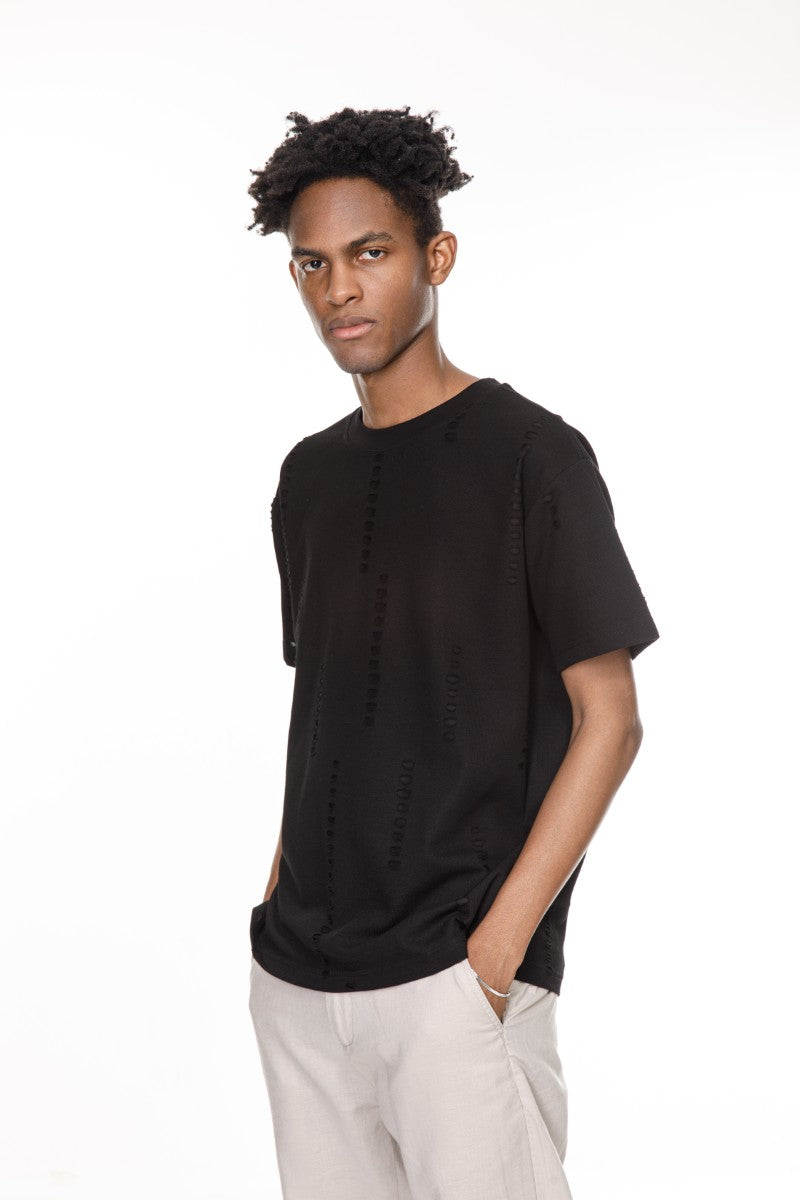 DNM UNITED Black T-Shirt - old money