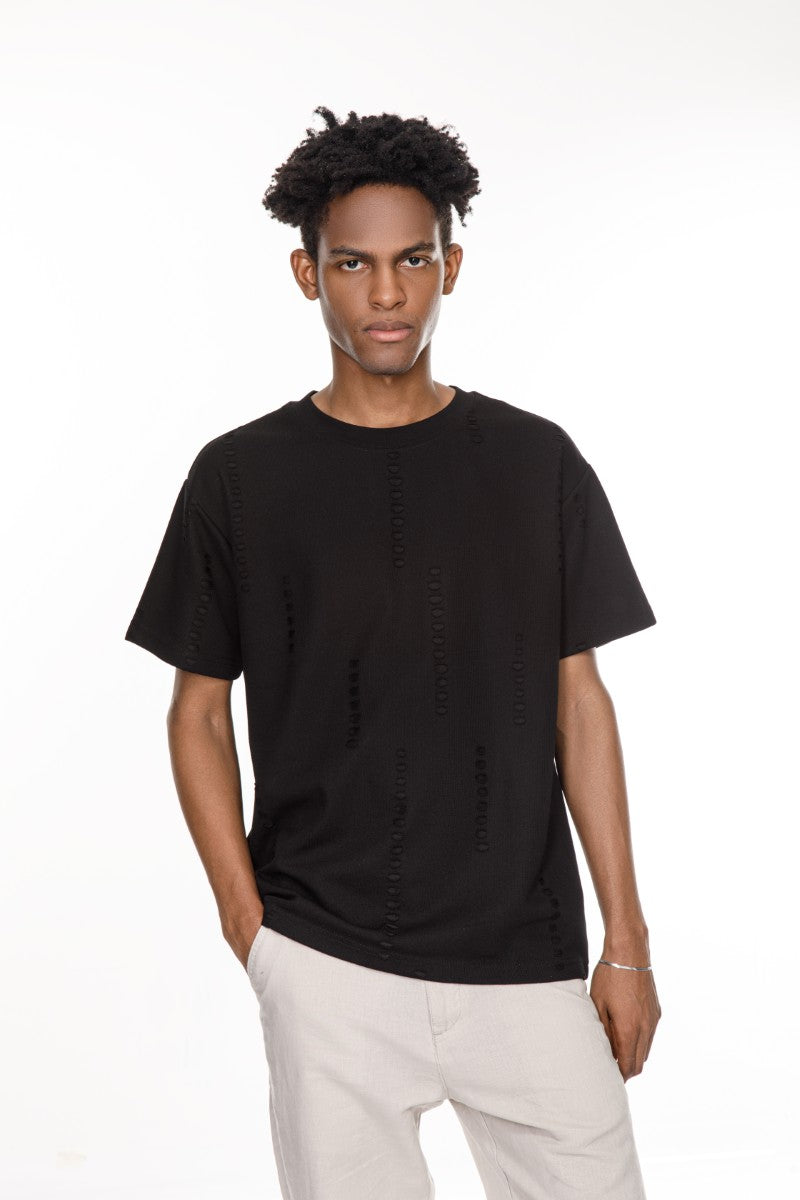 DNM UNITED Black T-Shirt - old money
