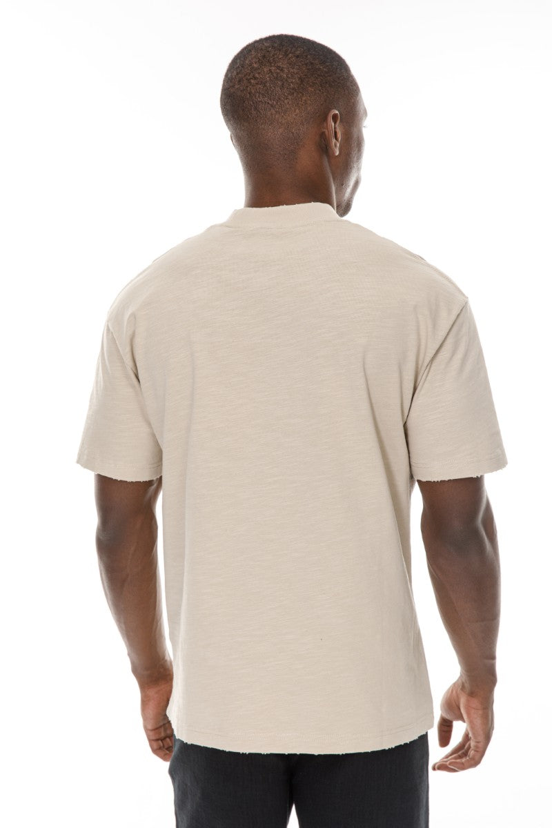 DNM UNITED Beige T-Shirt – 100% Cotton - oversized