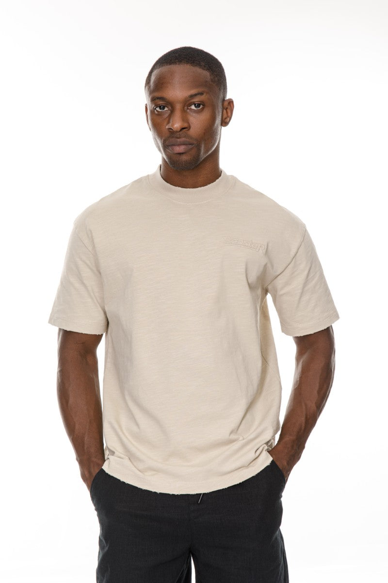 DNM UNITED Beige T-Shirt – 100% Cotton - oversized