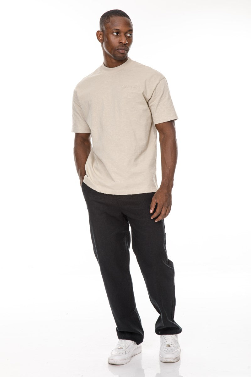 DNM UNITED Beige T-Shirt – 100% Cotton - oversized