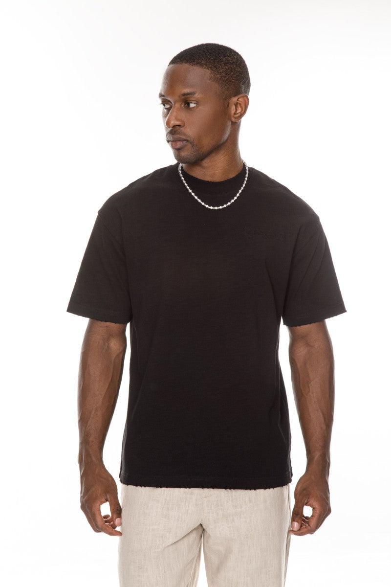 DNM UNITED Black T-Shirt – 100% Cotton - oversized
