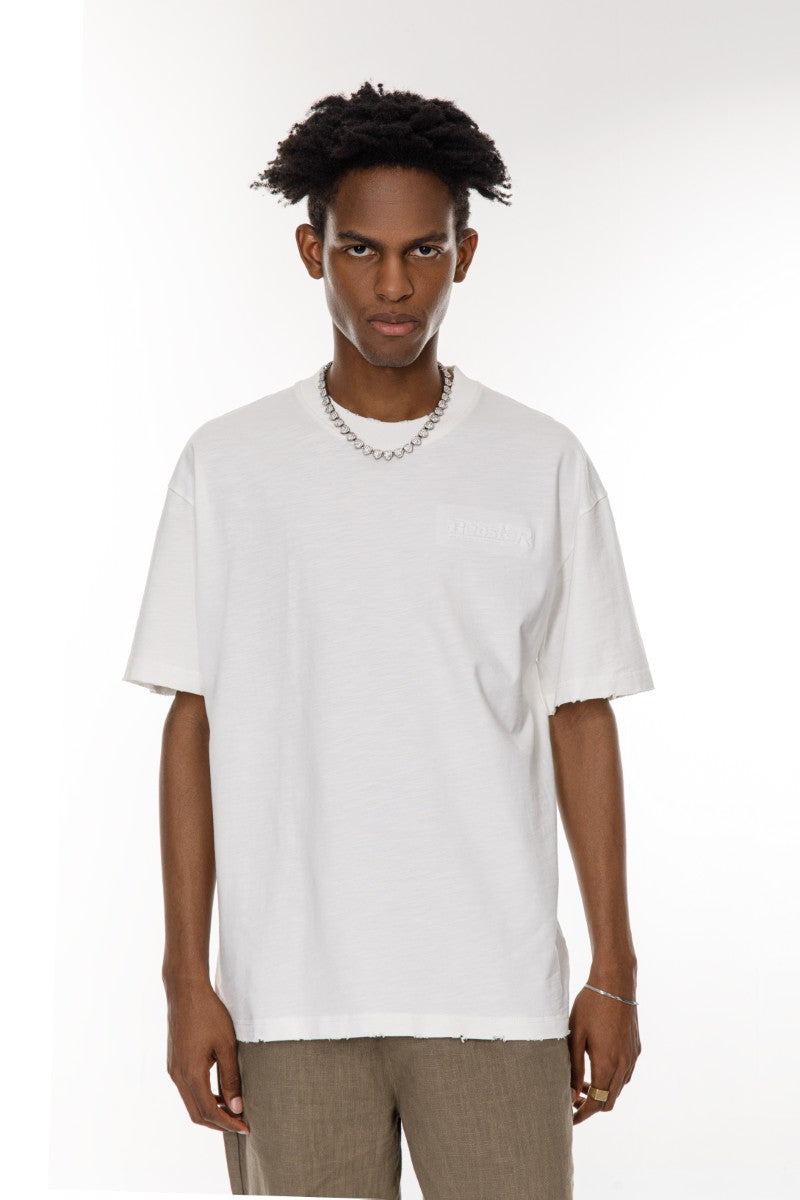 DNM UNITED White T-Shirt – 100% Cotton - oversized