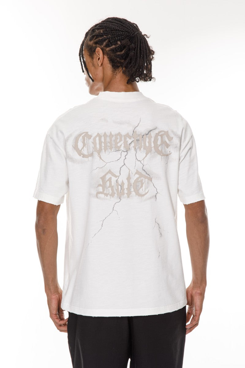DNM UNITED White T-Shirt – 100% Cotton - oversized