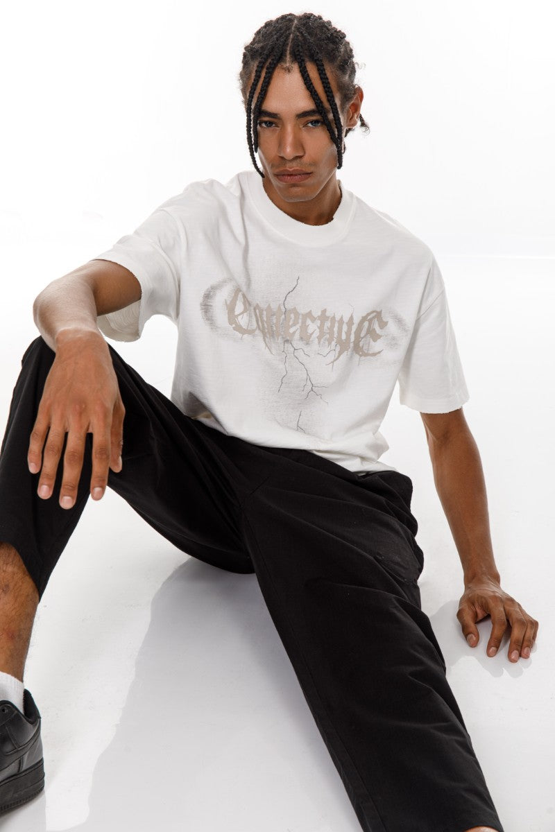 DNM UNITED White T-Shirt – 100% Cotton - oversized