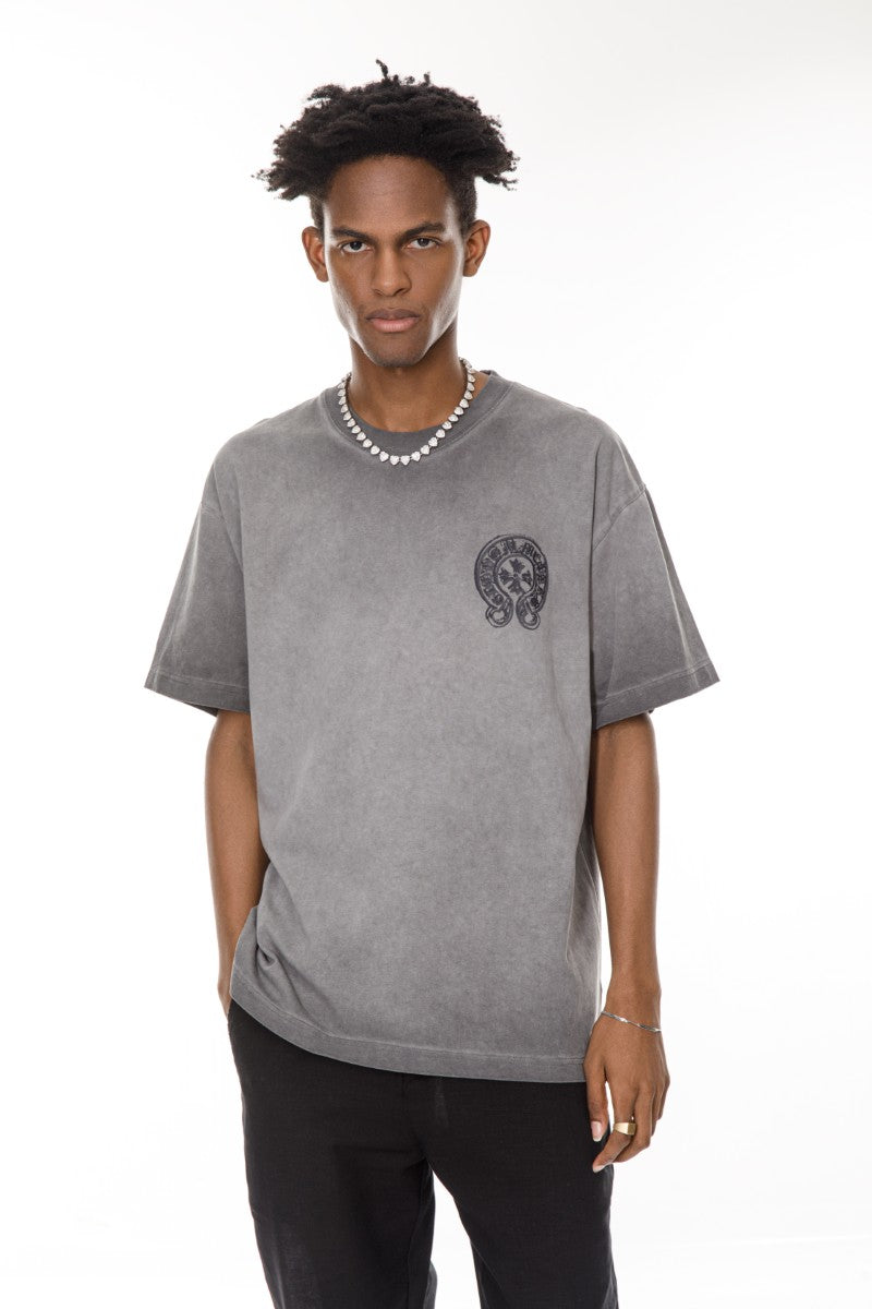 DNM UNITED Gray T-Shirt – 100% Cotton - oversized