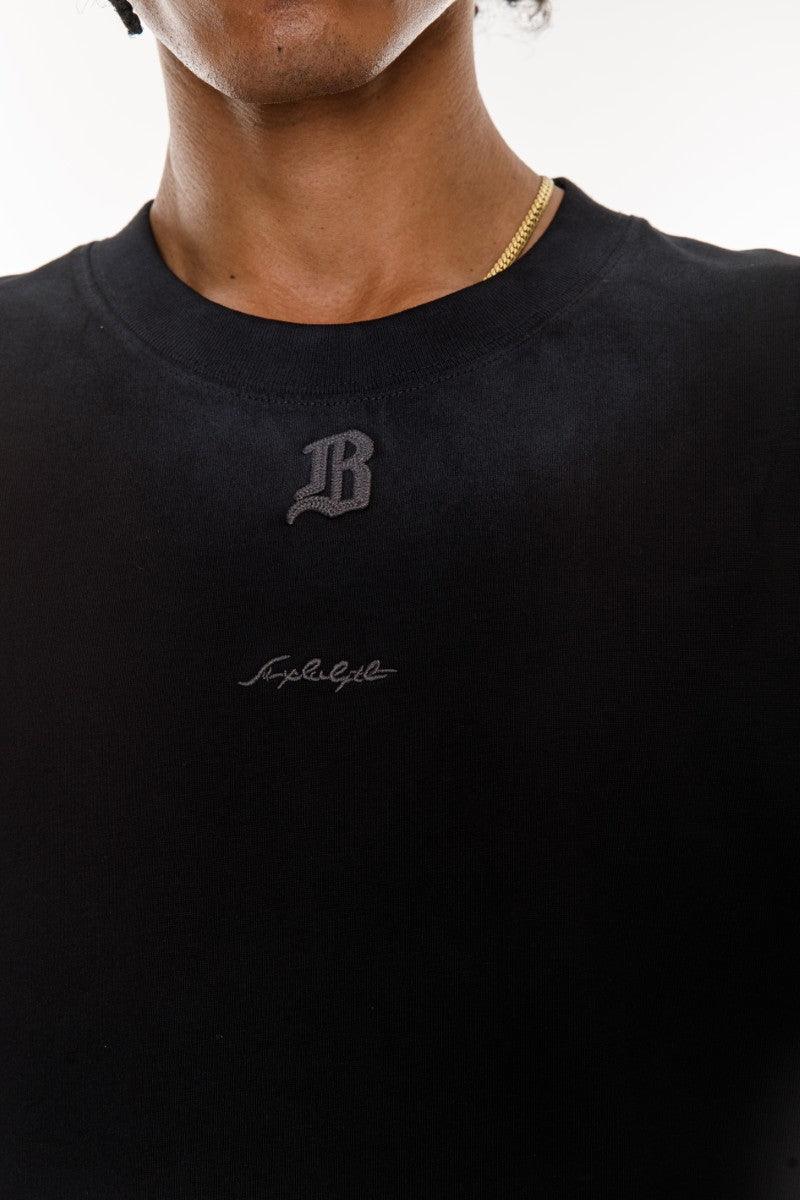 DNM UNITED Black T-Shirt – 100% Cotton - oversized