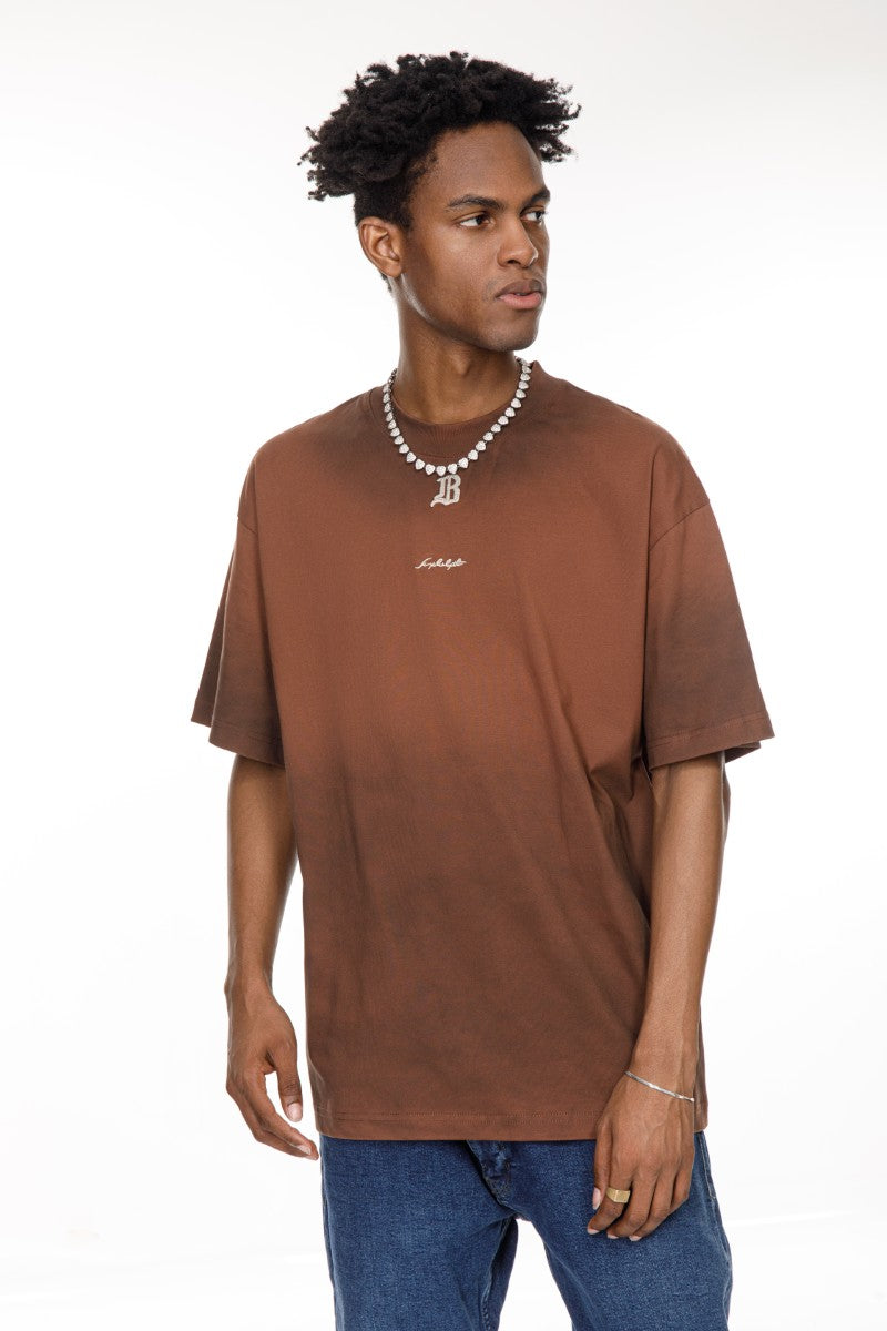 DNM UNITED Coffee T-Shirt – 100% Cotton - oversized
