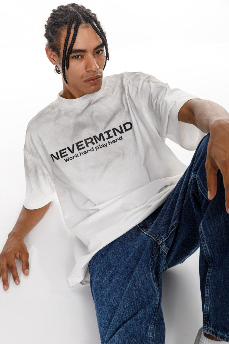 DNM UNITED White T-Shirt – 100% Cotton - oversized
