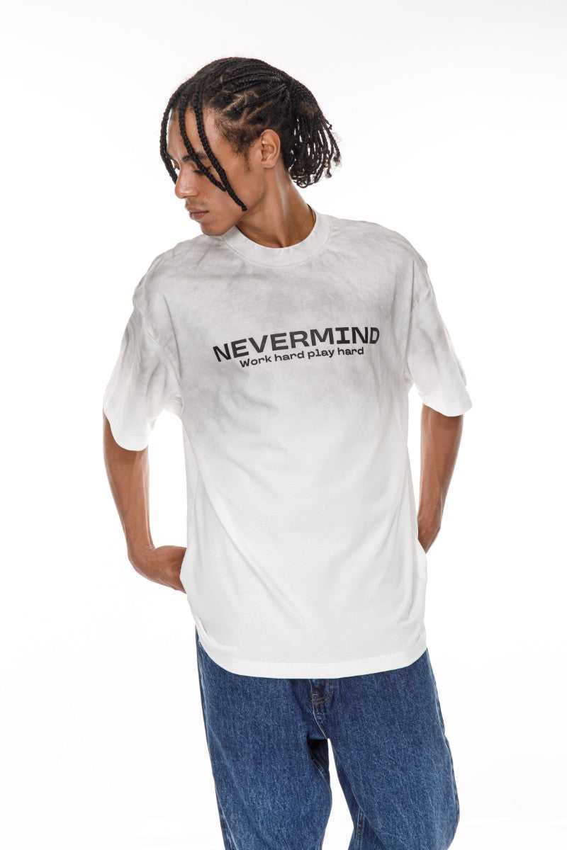 DNM UNITED White T-Shirt – 100% Cotton - oversized