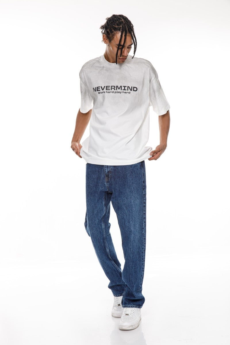 DNM UNITED White T-Shirt – 100% Cotton - oversized