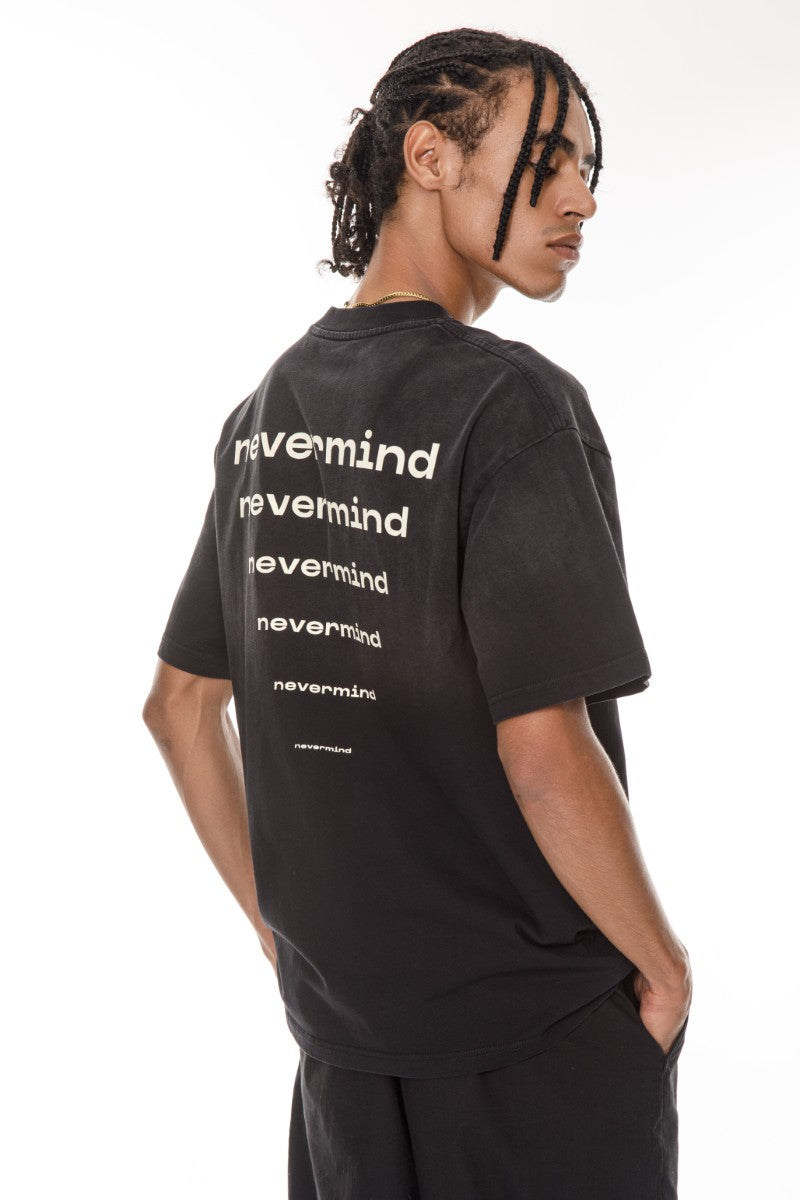 DNM UNITED Black T-Shirt – 100% Cotton - oversized