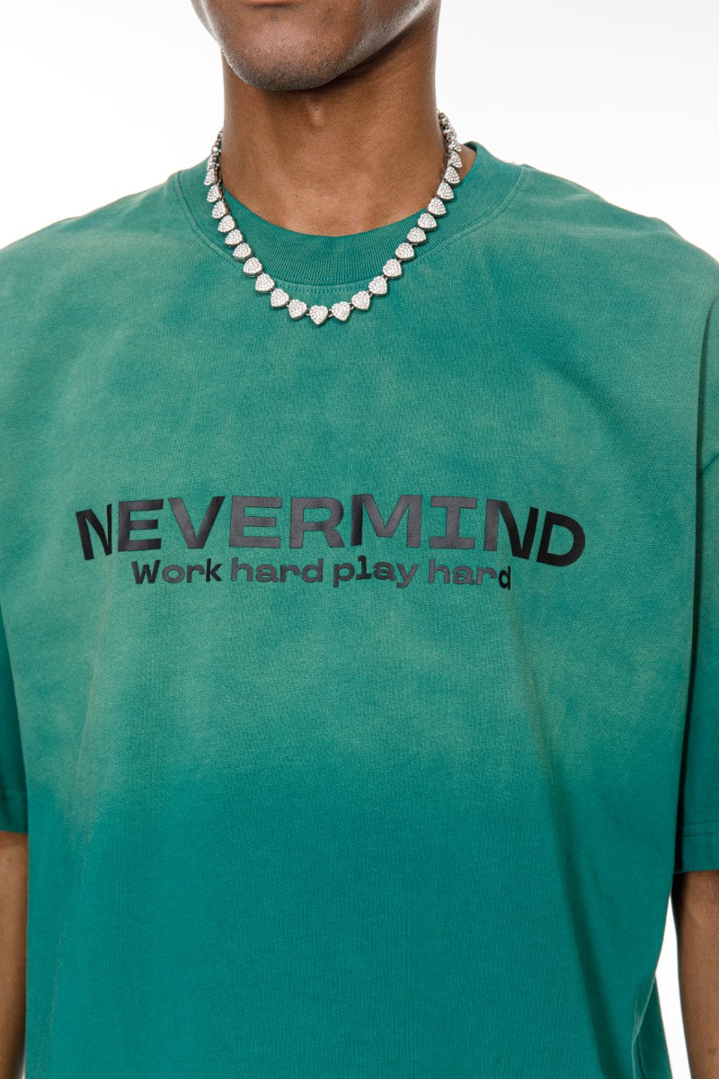 DNM UNITED Green T-Shirt – 100% Cotton - oversized