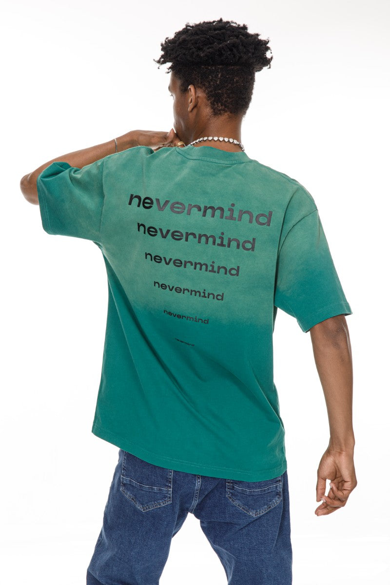 DNM UNITED Green T-Shirt – 100% Cotton - oversized