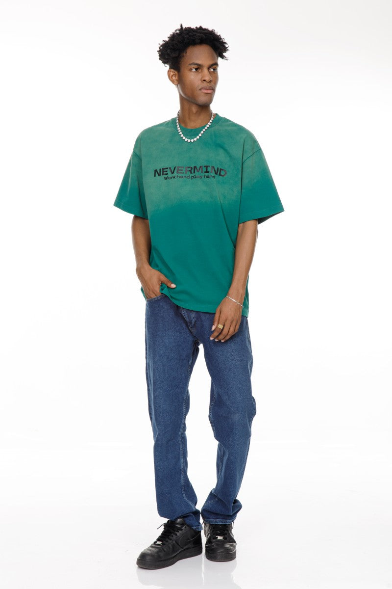 DNM UNITED Green T-Shirt – 100% Cotton - oversized