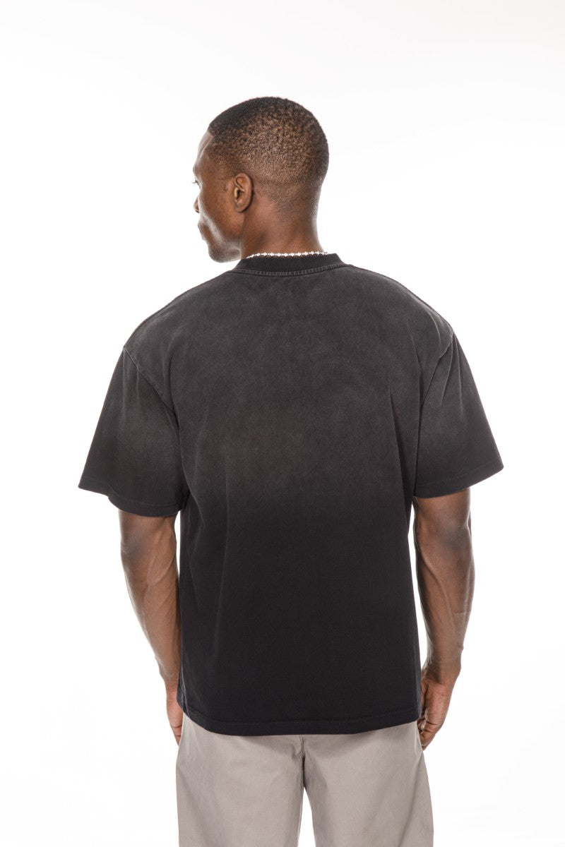 DNM UNITED Black T-Shirt – 100% Cotton - oversized
