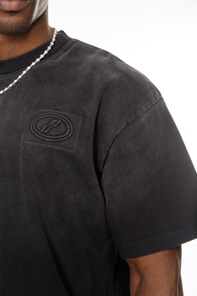 DNM UNITED Black T-Shirt – 100% Cotton - oversized