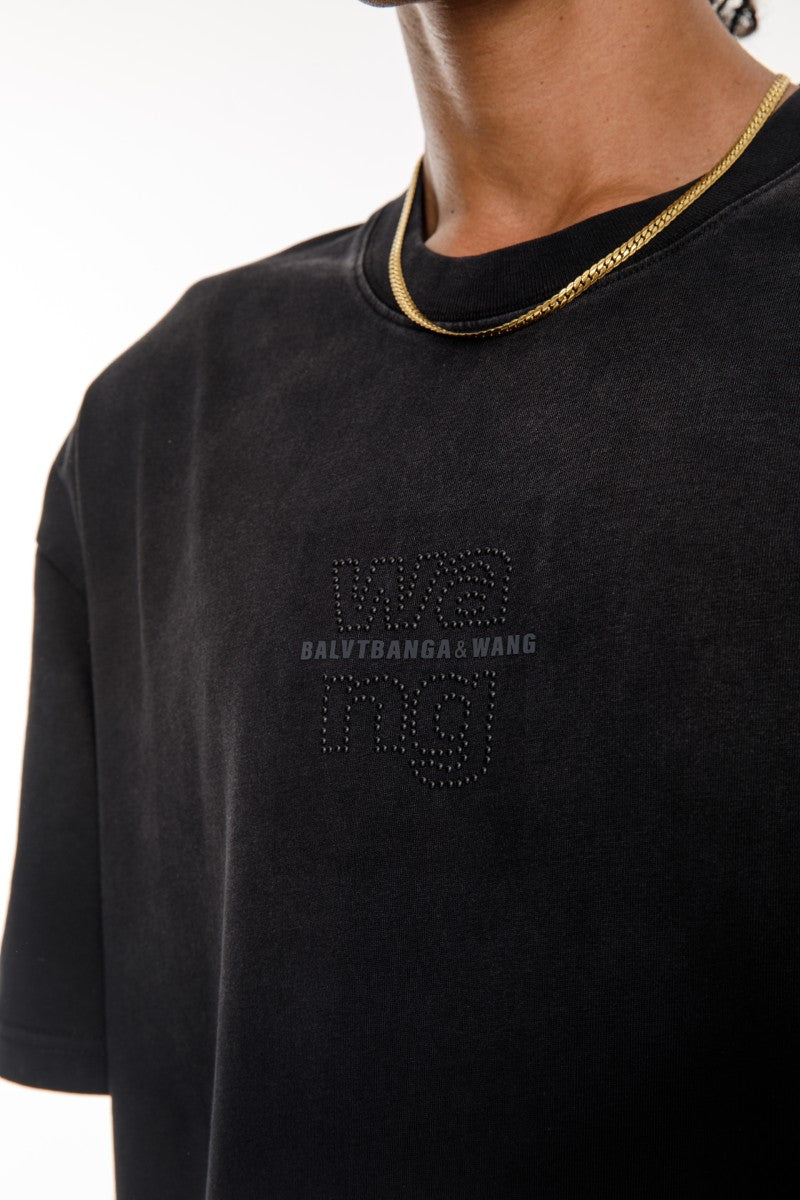 DNM UNITED Black T-Shirt – 100% Cotton - oversized
