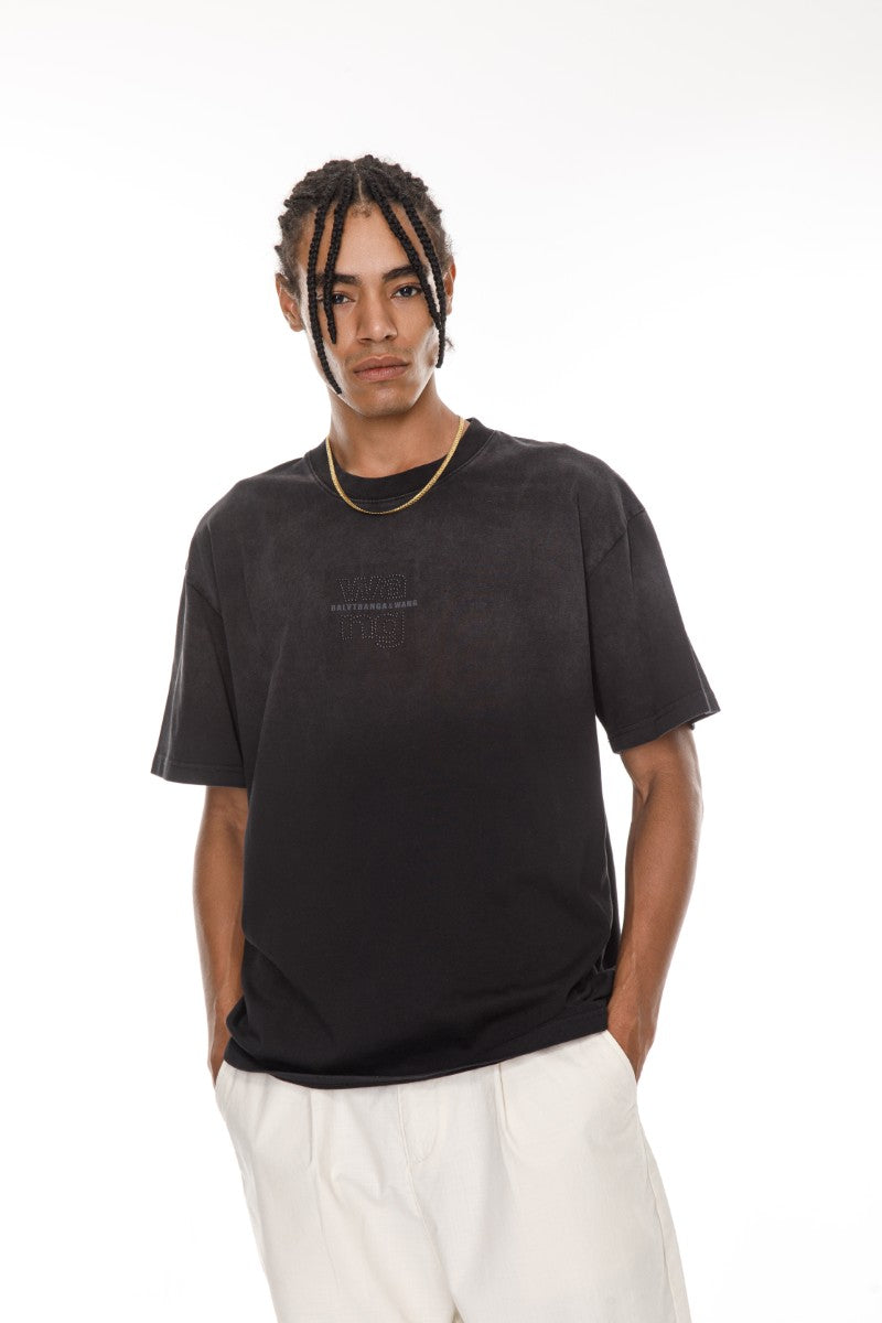 DNM UNITED Black T-Shirt – 100% Cotton - oversized
