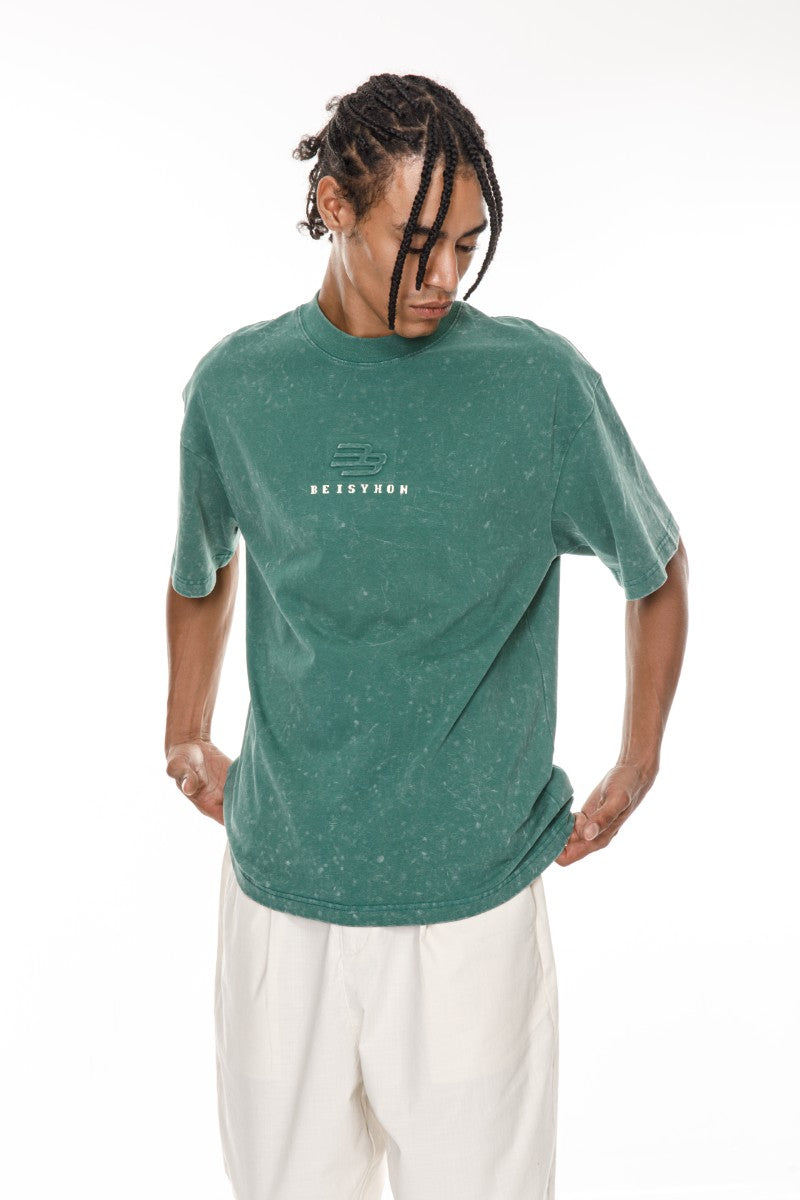 DNM UNITED Green T-Shirt – 100% Cotton - oversized