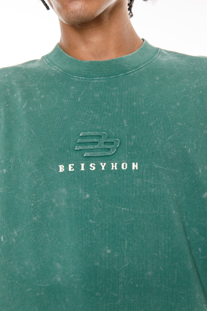 DNM UNITED Green T-Shirt – 100% Cotton - oversized