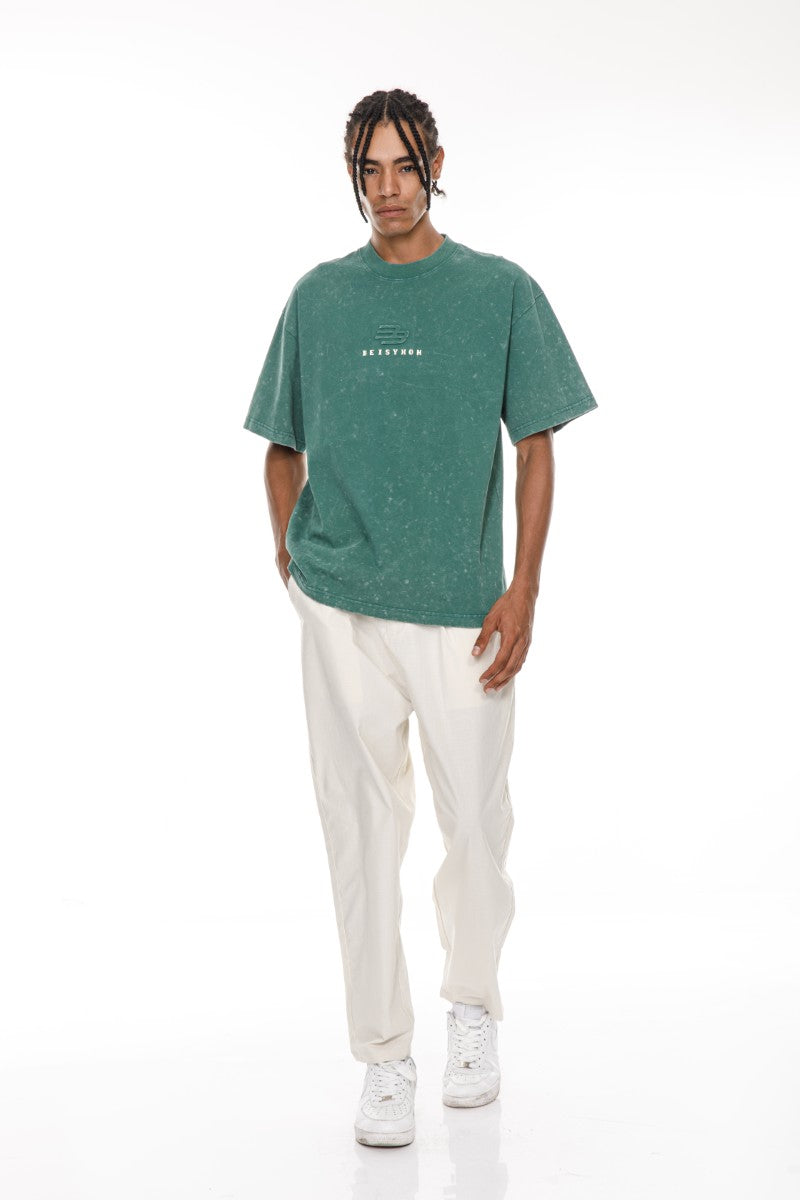 DNM UNITED Green T-Shirt – 100% Cotton - oversized