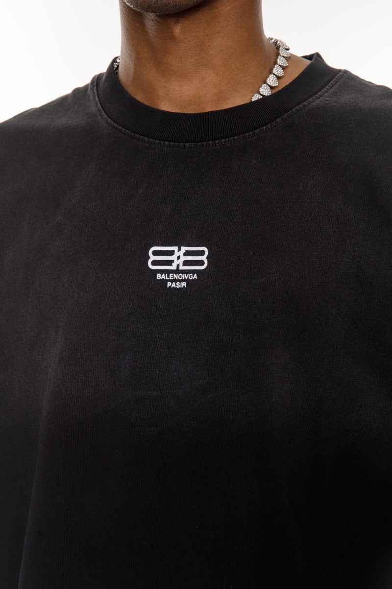 DNM UNITED Black T-Shirt – 100% Cotton - oversized
