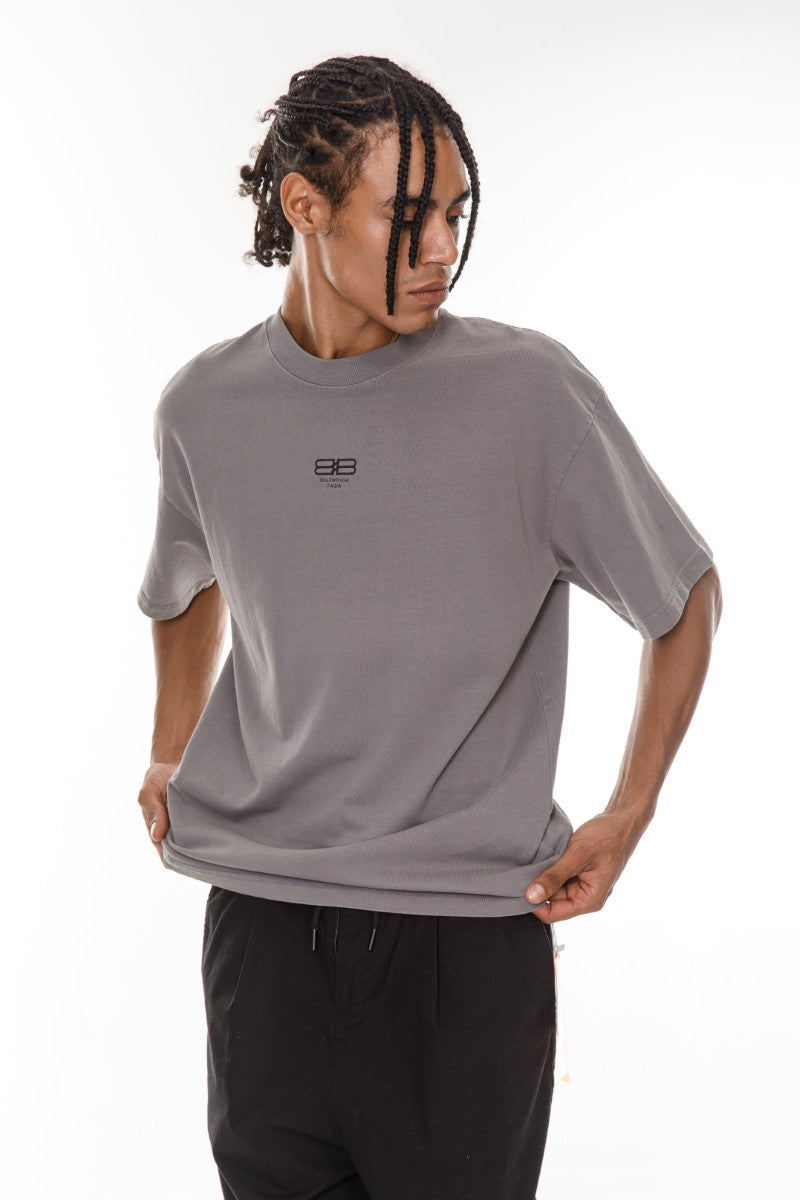 DNM UNITED Gray T-Shirt – 100% Cotton - oversized