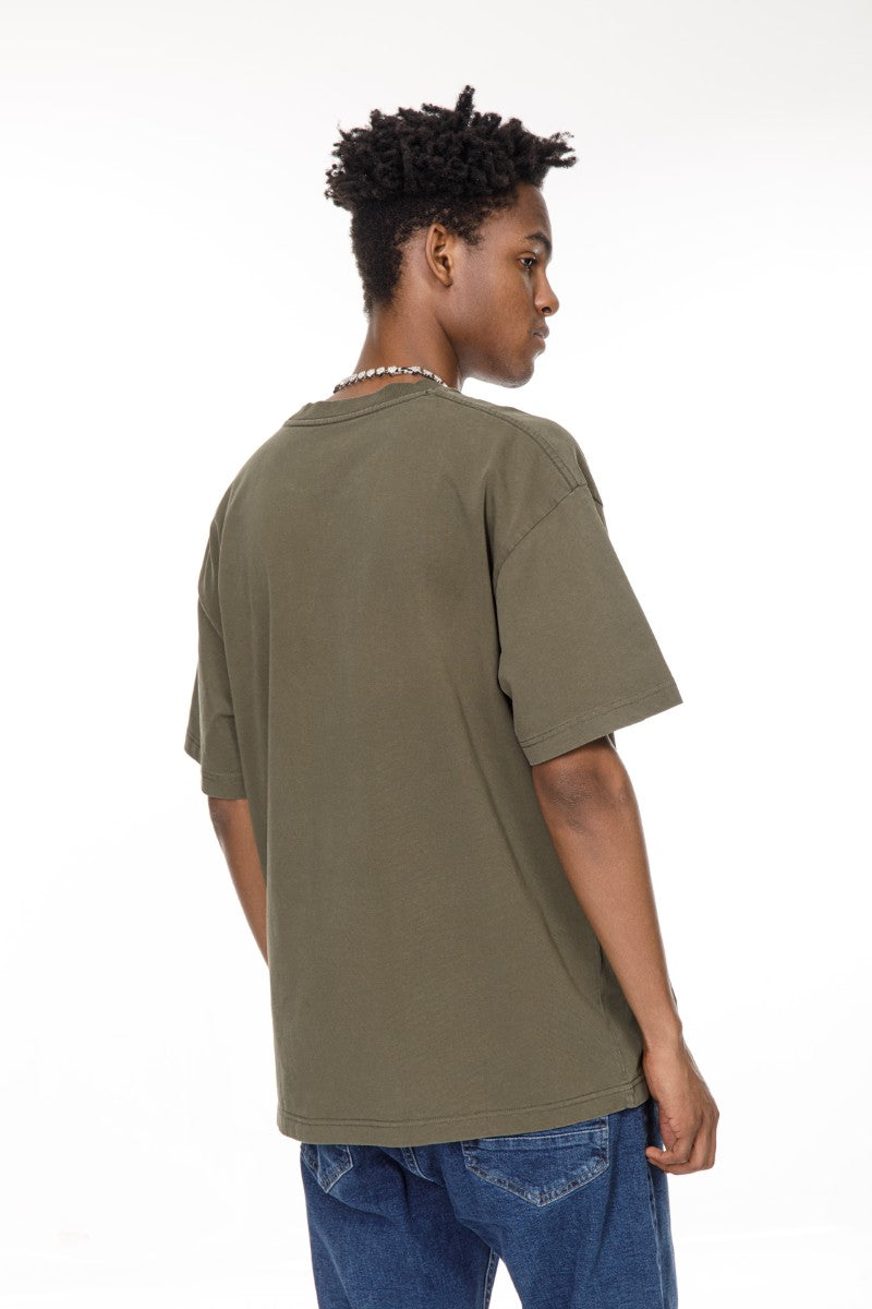 DNM UNITED Green T-Shirt – 100% Cotton - oversized