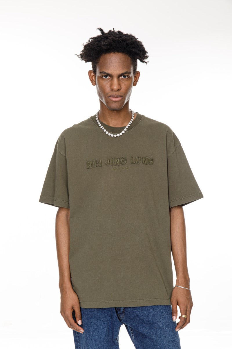 DNM UNITED Green T-Shirt – 100% Cotton - oversized