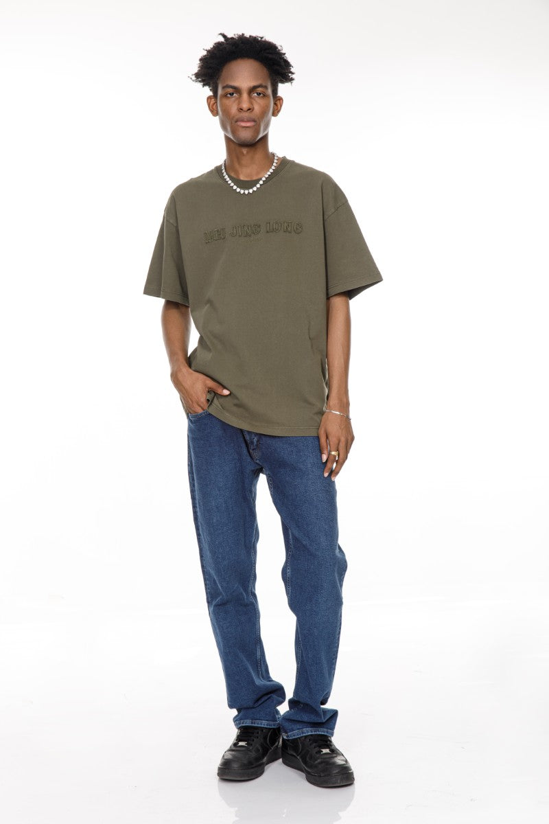 DNM UNITED Green T-Shirt – 100% Cotton - oversized