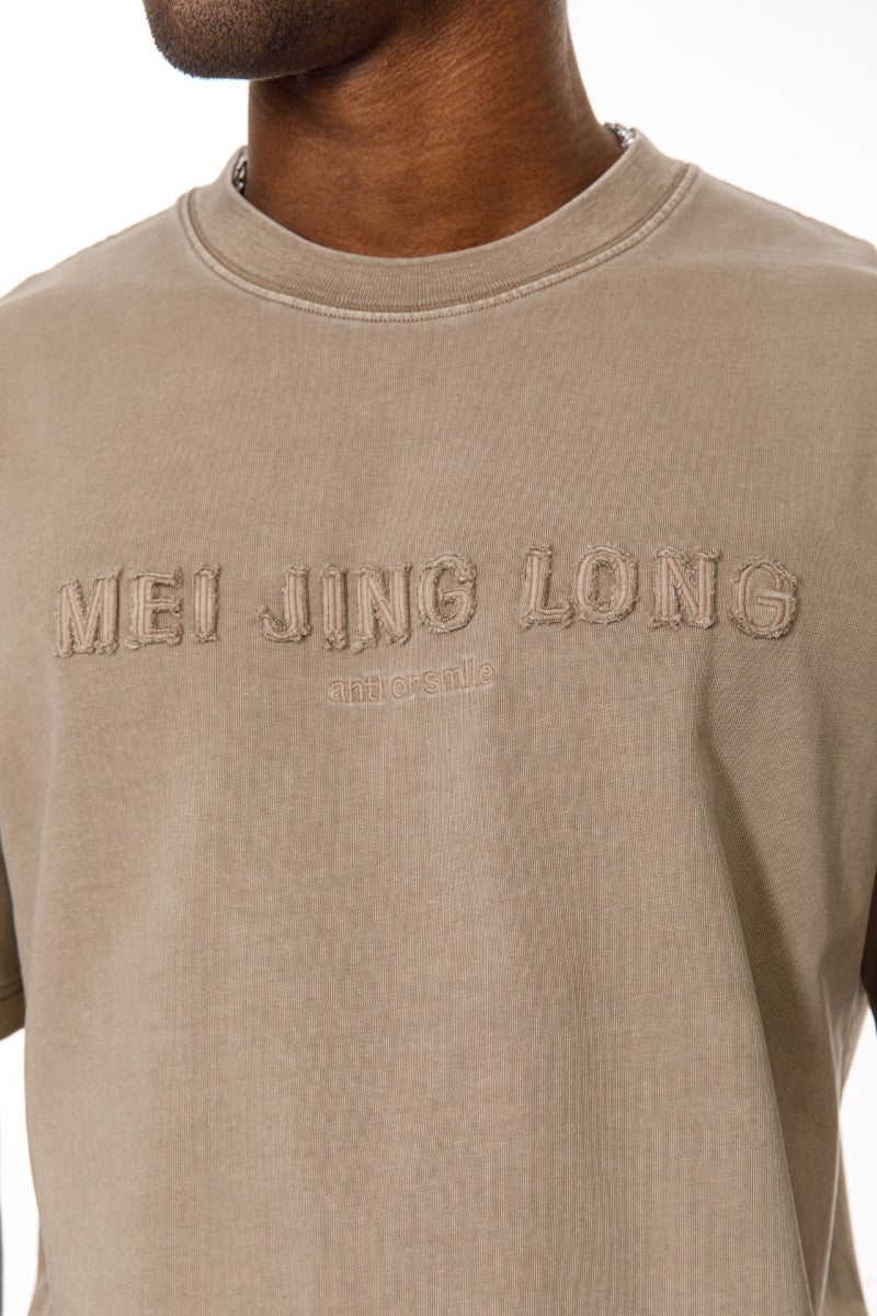 DNM UNITED Khaki T-Shirt – 100% Cotton - oversized