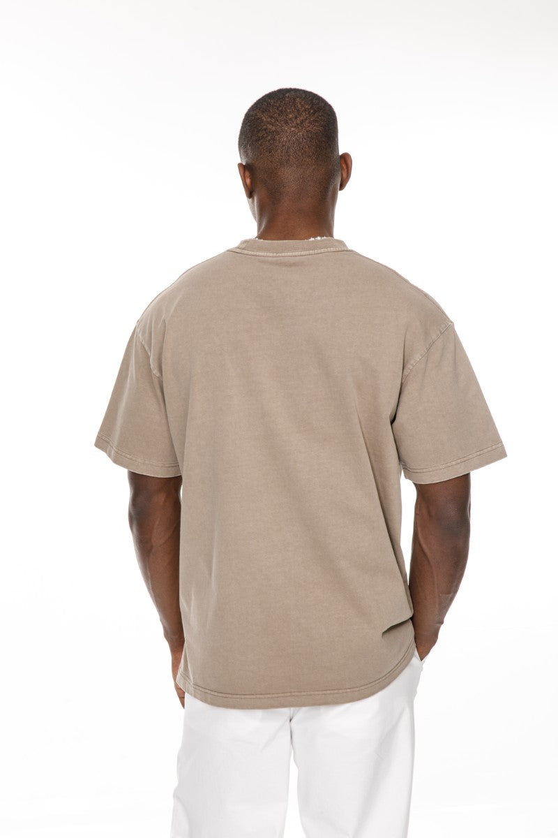DNM UNITED Khaki T-Shirt – 100% Cotton - oversized