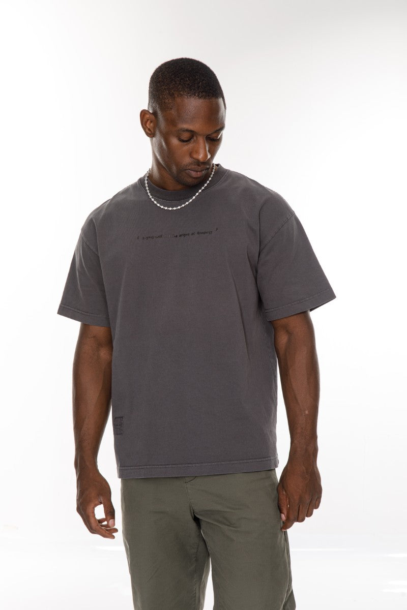 DNM UNITED D.Grey T-Shirt – 100% Cotton - oversized