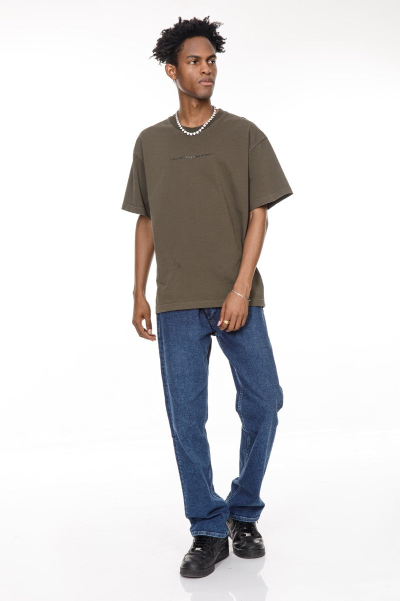 DNM UNITED Green T-Shirt – 100% Cotton - oversized